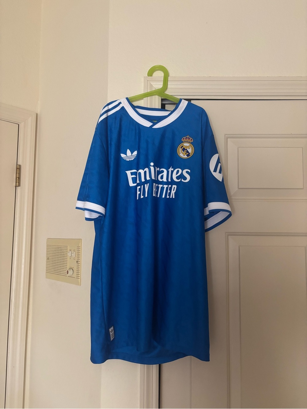 authentic Emirates Fly Better blue jersey